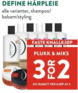 Jacobs DEFINE HÅRPLEIE tilbud