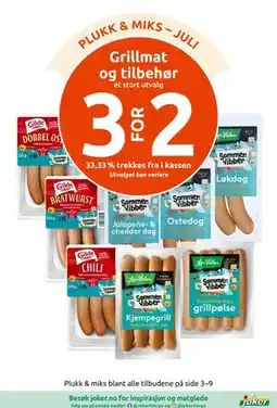 Joker Grillmat og tilbehør tilbud