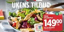 Meny FERSK KYLLINGFILET tilbud