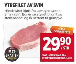 Meny YTREFILET AV SVIN tilbud