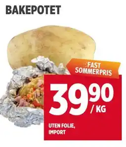 Meny BAKEPOTET tilbud
