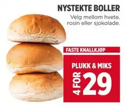 Meny NYSTEKTE BOLLER tilbud