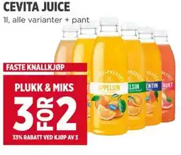 Meny CEVITA JUICE tilbud