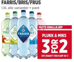 Meny FARRIS/BRIS/FRUS tilbud