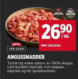 Meny ANGUSSNADDER tilbud