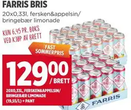 Meny FARRIS BRIS tilbud