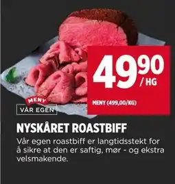 Meny NYSK&RET ROASTBIFF tilbud