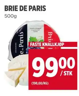 Meny BRIE DE PARIS tilbud
