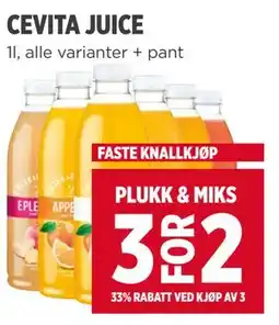 Meny CEVITA JUICE tilbud