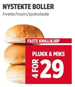 Meny NYSTEKTE BOLLER tilbud