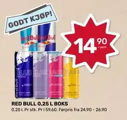Matkroken RED BULL 0,25 L BOKS tilbud