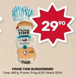 Matkroken PRIME TIME BURGERBRØD tilbud