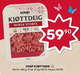 Matkroken COOP KJØTTDEIG tilbud