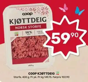 Matkroken COOP KJØTTDEIG tilbud