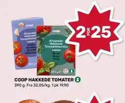 Matkroken COOP HAKKEDE TOMATER tilbud