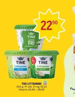 Coop Prix TINE LETTRØMME tilbud