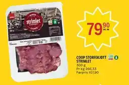 Coop Prix COOP STORFEKJØTT STRIMLET tilbud