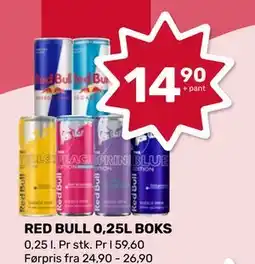 Matkroken RED BULL 0,25L BOKS tilbud