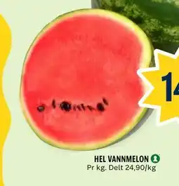 Coop Prix Delt VANNMELON tilbud