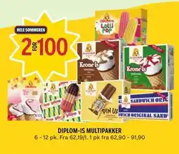 Coop Prix DIPLOM-IS MULTIPAKKER tilbud