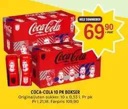 Coop Prix COCA-COLA 10 PK BOKSER tilbud