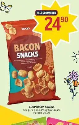 Coop Prix COOP BACON SNACKS tilbud