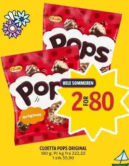 Coop Prix CLOETTA POPS ORIGINAL tilbud