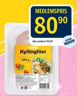 Coop Prix Kyllingfilet tilbud