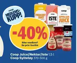 Coop Obs Coop Juice/Nektar/Iste tilbud