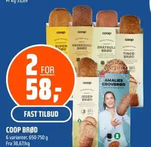 Coop Obs COOP BRØD tilbud