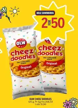 Coop Prix OLW CHEEZ DOODLES tilbud