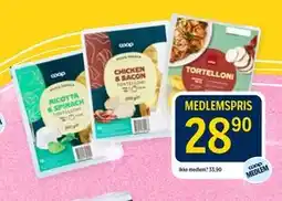 Coop Prix Tortelloni tilbud