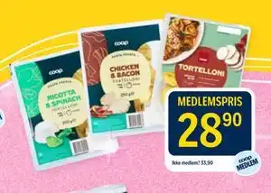 Coop Prix Tortelloni tilbud