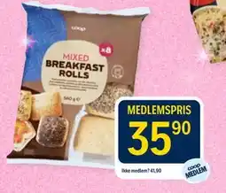 Coop Prix Mixed Breakfast Rolls tilbud