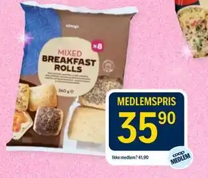Coop Prix Mixed Breakfast Rolls tilbud