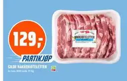 Coop Obs GILDE NAKKEKOTELETTER tilbud
