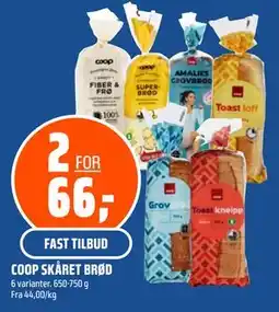 Coop Obs COOP SKÅRET BRØD tilbud