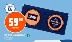 Coop Obs LOFOTEN LAKSEBURGER tilbud