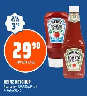 Coop Obs HEINZ KETCHUP tilbud