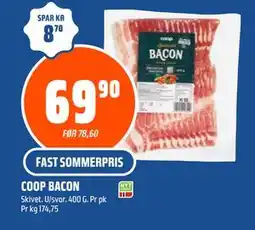 Coop Obs COOP BACON tilbud