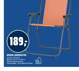 Coop Obs BOHEM CAMPINGSTOL tilbud
