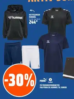 Coop Obs 30% PÅ TRENINGSPRODUKTER FRA PUMA OG HUMMEL TIL JUNIOR tilbud