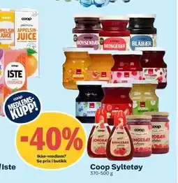 Coop Obs Coop Syltetøy tilbud