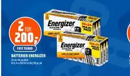 Coop Obs BATTERIER ENERGIZER tilbud