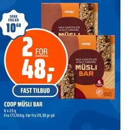 Coop Obs COOP MÜSLI BAR tilbud