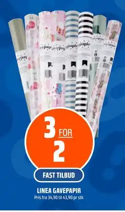 Coop Obs LINEA GAVEPAPIR tilbud