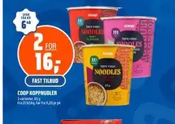 Coop Obs COOP KOPPNUDLER tilbud