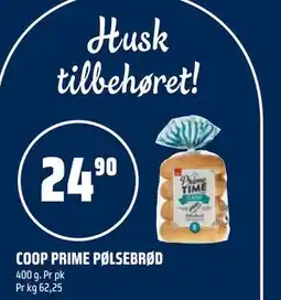 Coop Obs COOP PRIME PØLSEBRØD tilbud