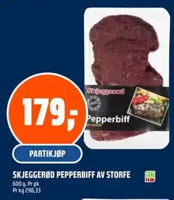 Coop Obs SKJEGGERØD PEPPERBIFF AV STORFE tilbud
