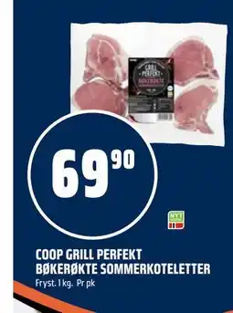 Coop Obs COOP GRILL PERFEKT BØKERØKTE SOMMERKOTELETTER tilbud